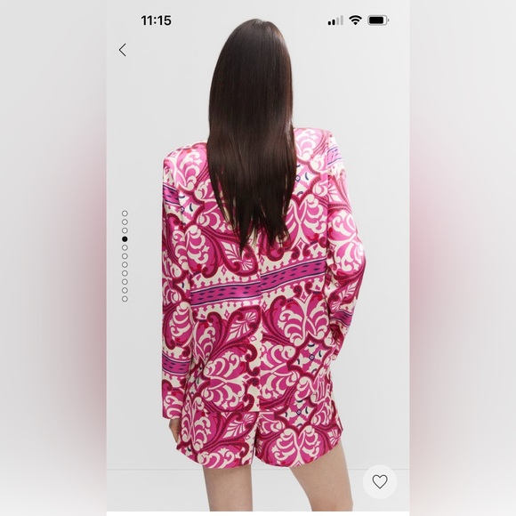 NWT Mango satin shorts suit - Picture 4 of 9